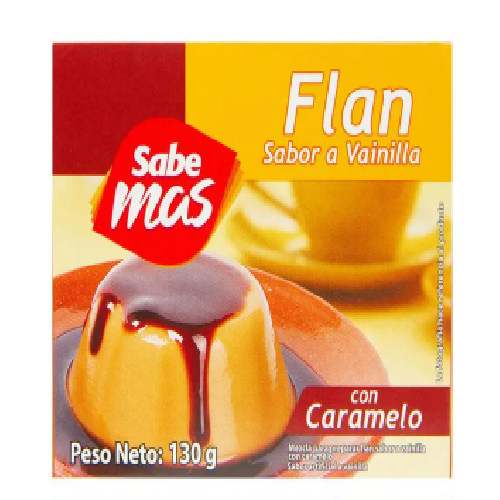Flan Sabemas Vainilla Con Caramelo - 130 g